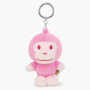 Bape Baby Milo Plush Moll Keychain rosa pálido