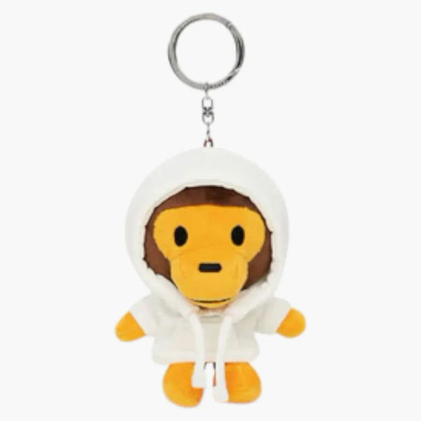 Bape Baby Milo Plush Doll Keychain White