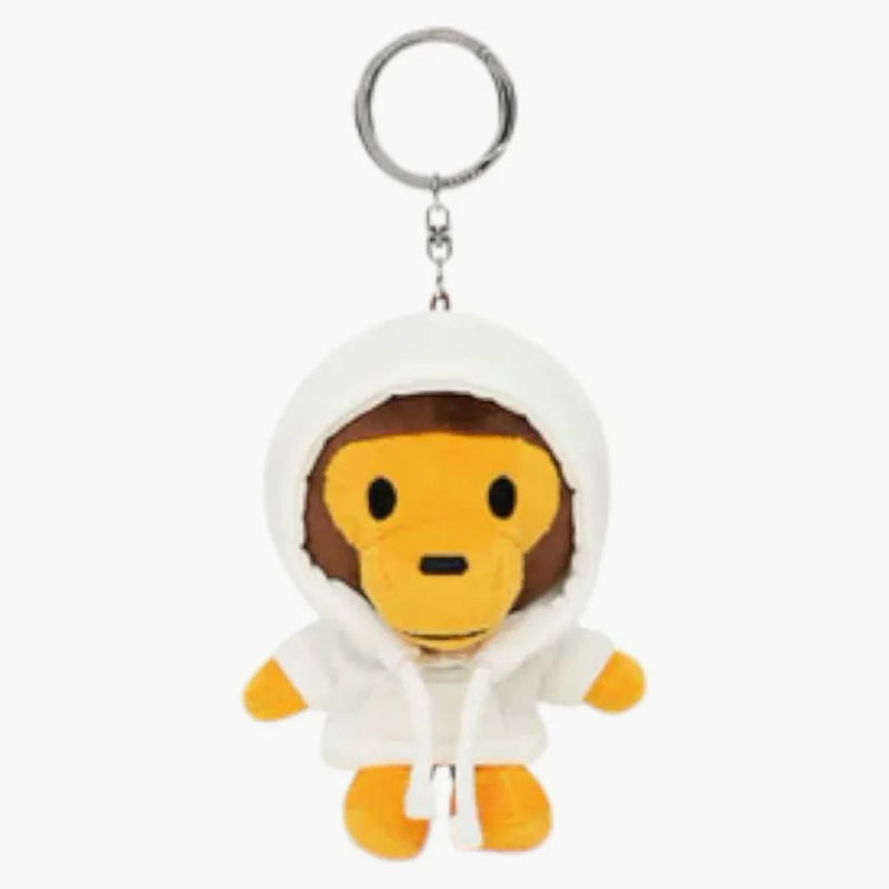 Bape Baby Milo Plush Doll Keychain White
