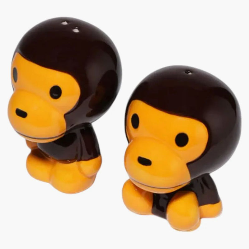 BAPE Baby Milo Salt y Pepper Shaker marrón