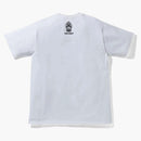 Bape Baby Milo Shark College Tee White/Gray