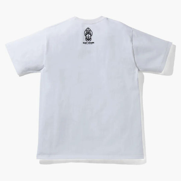 Bape Baby Milo Shark College Tee White/Red