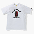 Bape Baby Milo Shark College Tee White/Red
