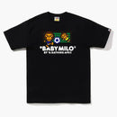 BAPE BABY MILO SOCCER TEA SVART