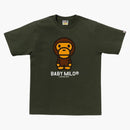 Bape Baby Milo Tee (fw24) Olivedrab