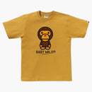 Bape Baby Milo Tee (fw24) Yellow