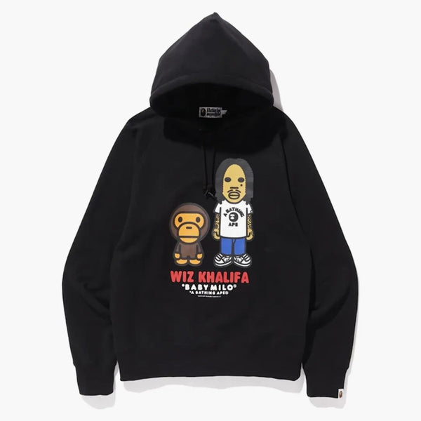 BAPE Baby Milo x Wiz Khalifa Holder Soodie Black