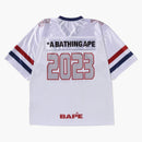 Bape Bape Football Jersey White