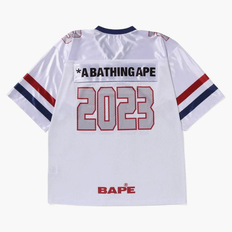 Bape Bape Football Jersey White