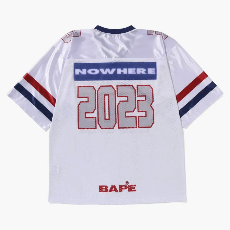 Bape Bape Football Jersey White