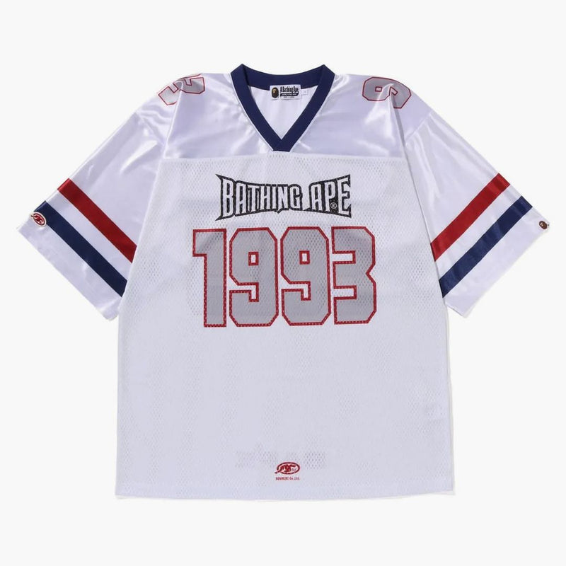 Bape Bape Football Jersey White