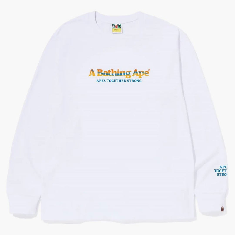 Bape Bape Mountain L/S Tea (FW22) White