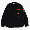 Bape Bape Relaxed Fit Boyscout Shirt Black