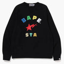 Bape Bape Sta Crewneck Sweatshirt (fw22) Black