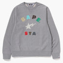 Bape Bape Sta Crewneck Sweatshirt (FW22) Gray