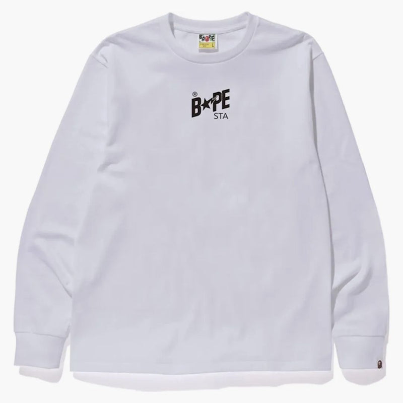 BAPE BAPESTA Illustration l/s tee vit