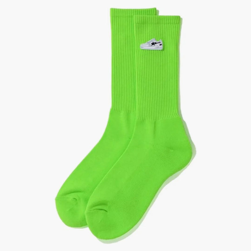 BAPE BAPesta One Point Socks Green
