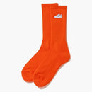 BAPE BAPESTA ONE POINT SOCKS ORANGE