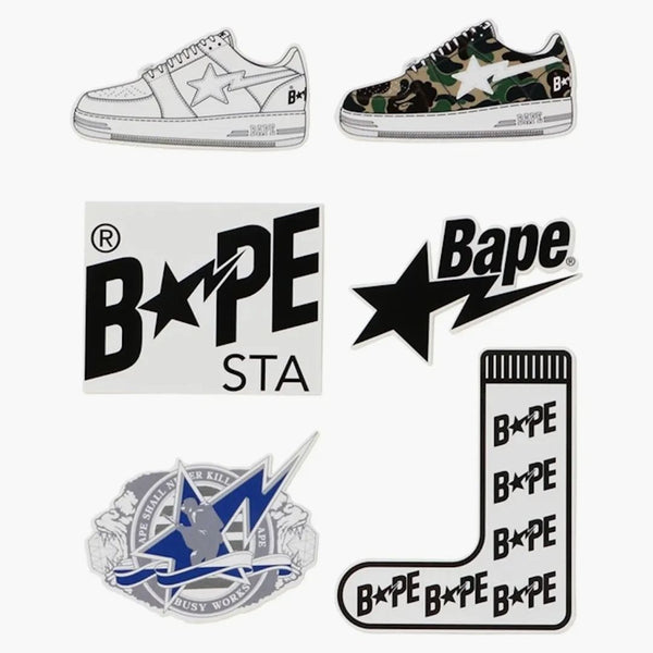 BAPE BAPESTA Stickers Multi