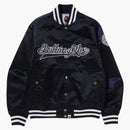 Bape Baseball Varsity Jacket Navy