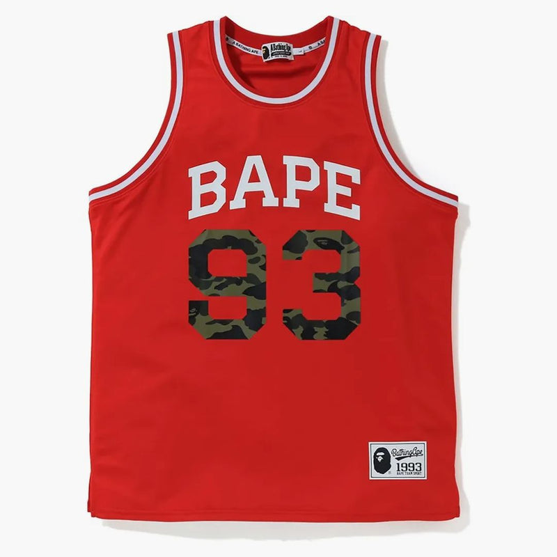BAPE BASKABLAL TANT TOP RED