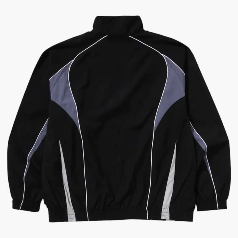 Bape Bathing Ape Logo Nylon Track Jacket (SS25) Black