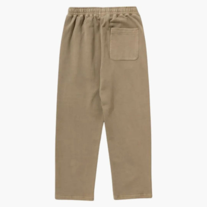 Bape Bathing Ape Logo Relaxed Fit Sweatpants Beige