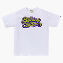 Bape Bathing Ape Script Logo Tee White/green
