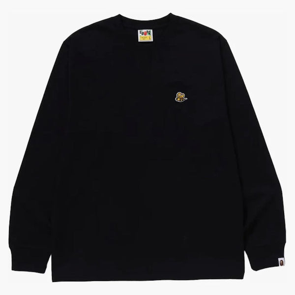 Bape bee one point l/s tea black