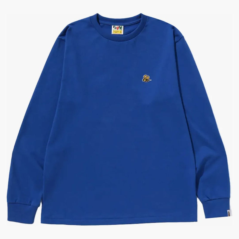 Bape Bee One Point L/s Tee Blue