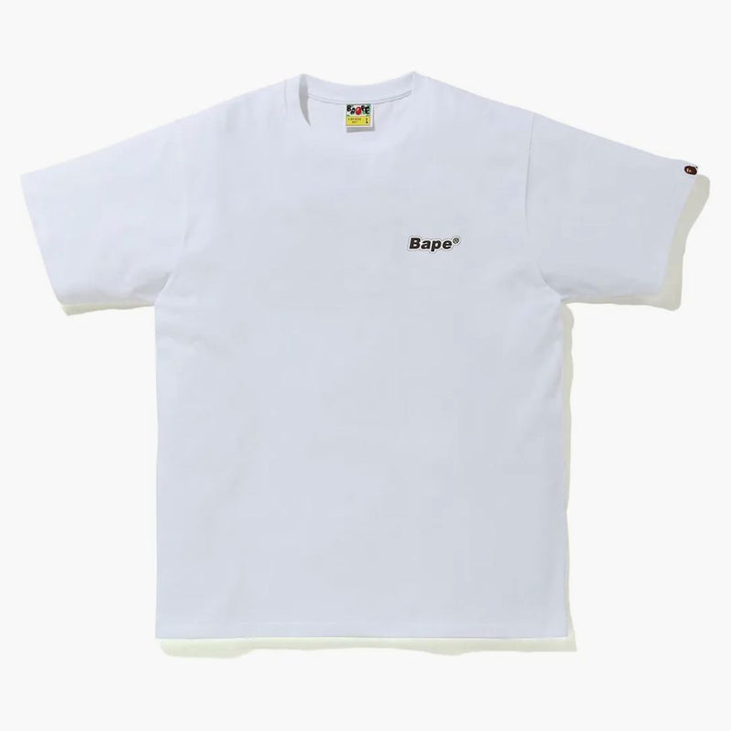 Bape bicolor bape graffiti tea white white
