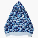 Bape Big Abc Camo Ape Head Pullover Hoodie Blue