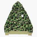 Bape Big Abc Camo Ape Head Pullover Hoodie Green