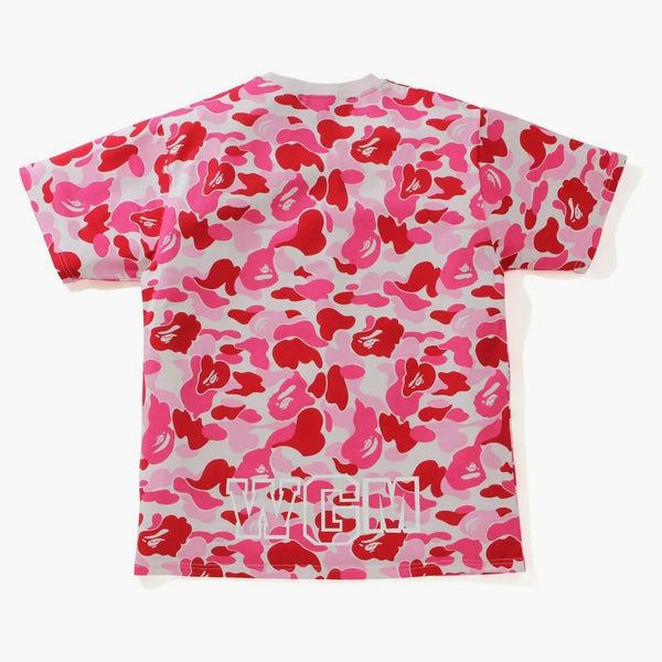 Bape Big Abc Camo Shark Tea Pink