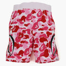 BAPE BIG ABC Camo Side Shark Shorts Pink