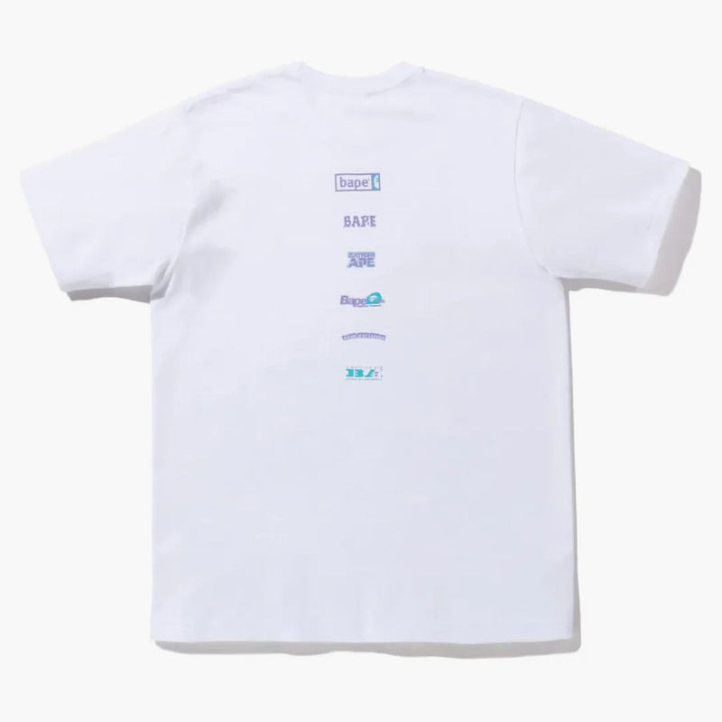 Bape Big Ape Head Digital Mosaic Tea (FW22) White Blue