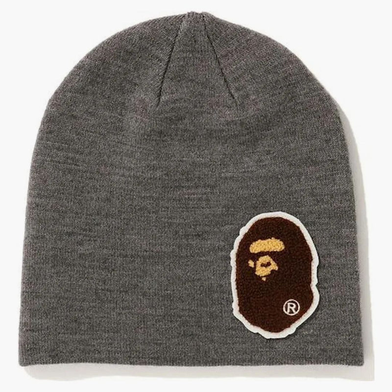 Bape Big Ape Head Knit Cap (FW20) Gray
