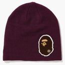 Bape Big Ape Head Knit Cap Purple