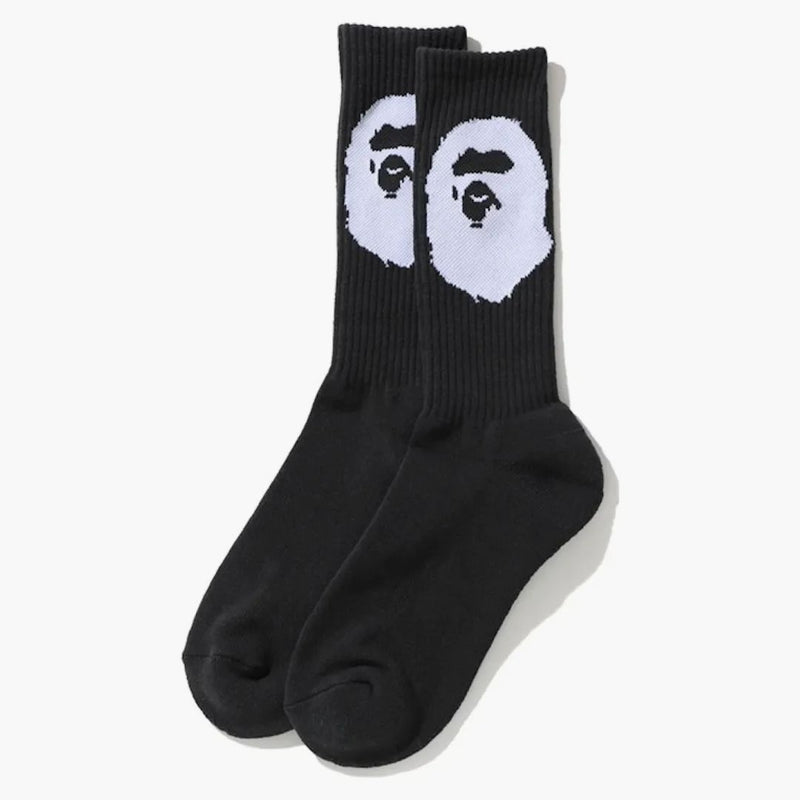 Bape Big Ape Head ponožky černé