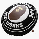 BAPE Big Bulter Work Shop BWS Circle Cushion Black