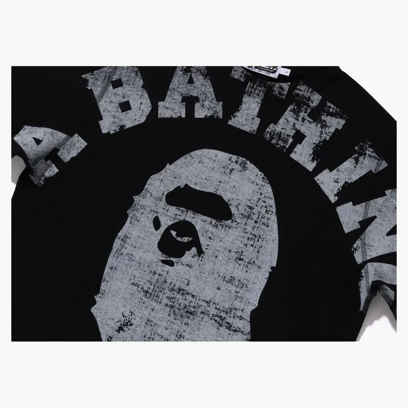 Bape Big College Crewneck Black