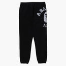 Bape Big College Sweat Pants Black