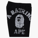 Bape Big College Sweat Pants Black