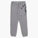 Bape Big College Sweat Pants Gray