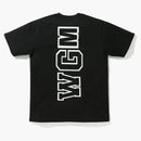 Bape Big Wgm Shark Emblem Wide Tea Black