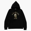 Bape Bitmap College Pullover Hoodie Black