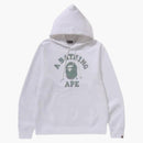 Bape Bitmap College Pullover Blue White