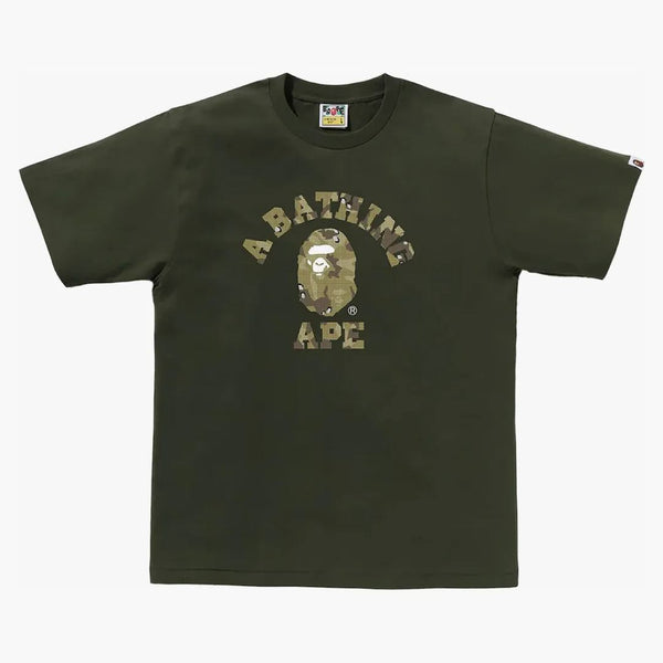 BAPE BITMAP COLLEGE TEA OLIVEDRAB