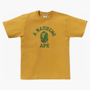 Bape Bitmap College Tee Yellow