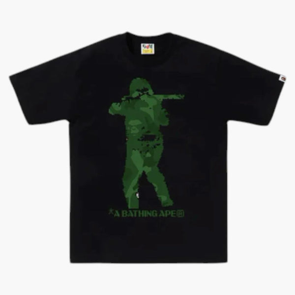 Bape Bitmap Soldier Tea Black